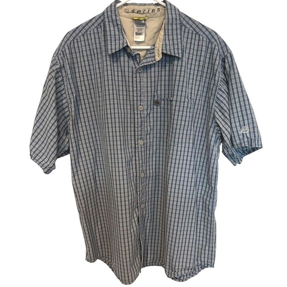 The North Face Other - The North Face A5 Series Shirt XL Men's Blue Plaid Short Sleeve Button Down